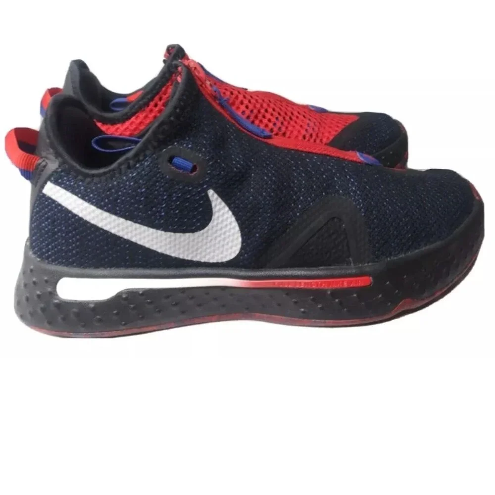 Nike Paul George PG 4 EP Clippers Shoes Men's Size 6.5 Blue Red